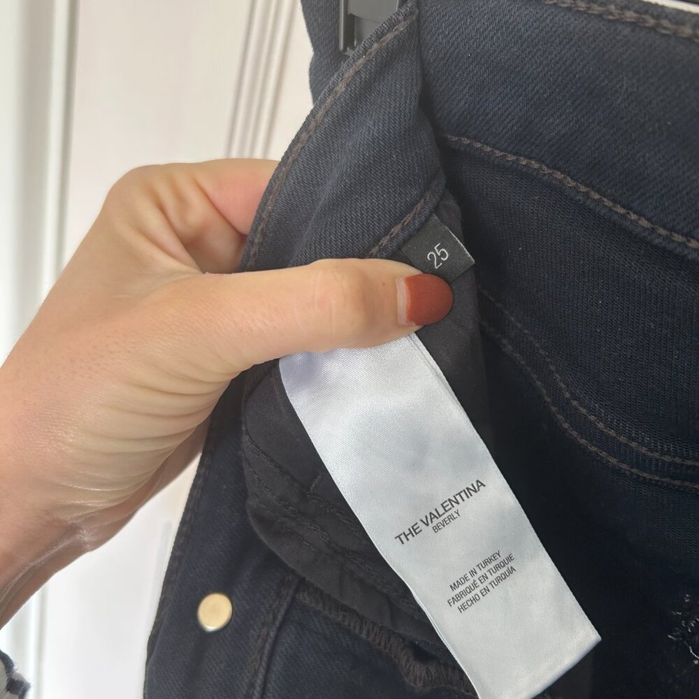 NWOT - Favorite Daughter Valentina Super High Rise Mini Boot (25, Beverly wash) - Picture 2 of 3